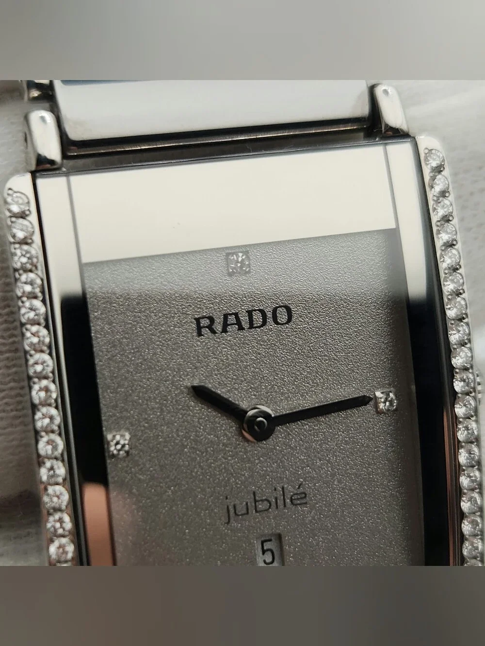 Rado Diastar Jubile Unisex Titanium w/ Diamond Accent Quartz Watch